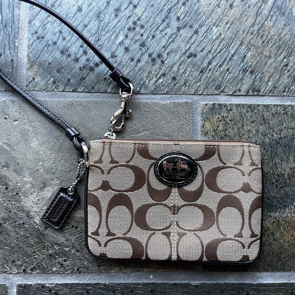 Coach wristlet purse